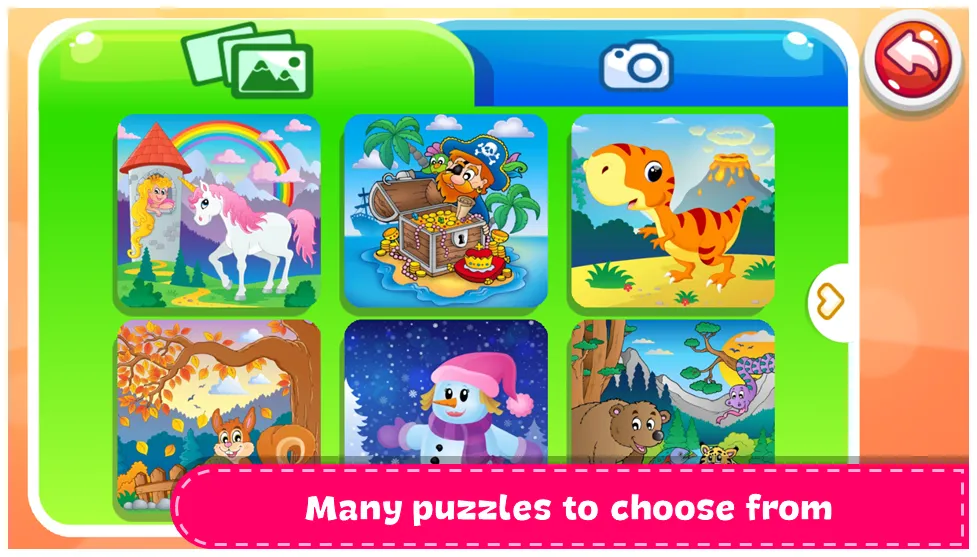 Kids Games - Puzzle World  [МОД Много денег] Screenshot 3