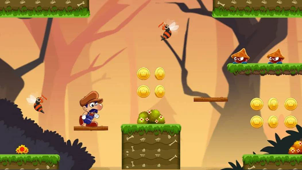 Super Bino Go:Adventure Jungle (Супер Бино Го)  [МОД Menu] Screenshot 3