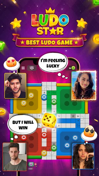 Ludo STAR: Online Dice Game (Лудо СТАР)  [МОД Бесконечные деньги] Screenshot 1