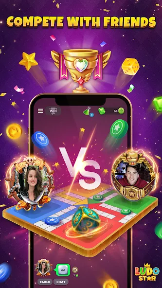 Ludo STAR: Online Dice Game (Лудо СТАР)  [МОД Бесконечные деньги] Screenshot 2