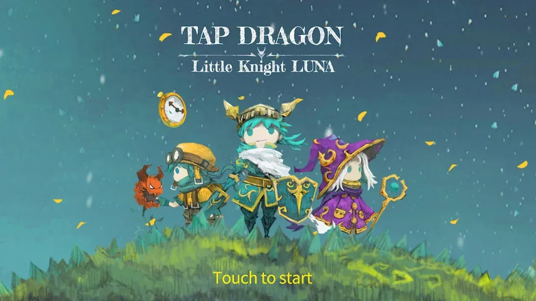 Tap Dragon: Little Knight Luna (Тап Драгон)  [МОД Много денег] Screenshot 1