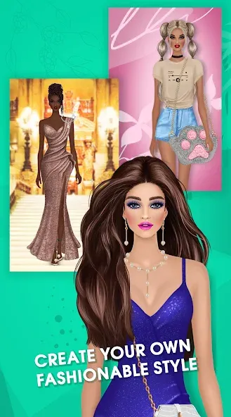 Fashion Triple Match: Dress Up (Фэшн Мердж)  [МОД Unlimited Money] Screenshot 1