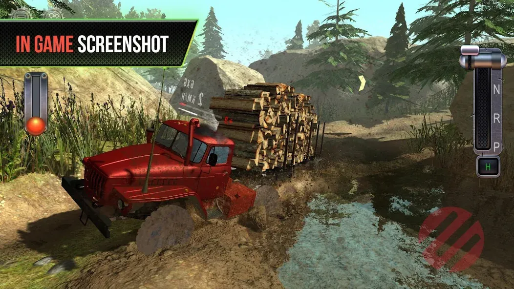 Truck Simulator OffRoad 4  [МОД Бесконечные деньги] Screenshot 2