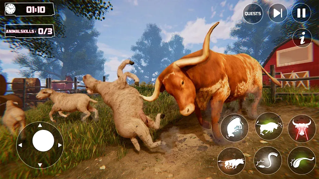 Scary Cow Simulator Rampage (Скари)  [МОД Меню] Screenshot 1