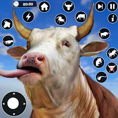 Взлом Scary Cow Simulator Rampage (Скари)  [МОД Меню] - последняя версия apk на Андроид