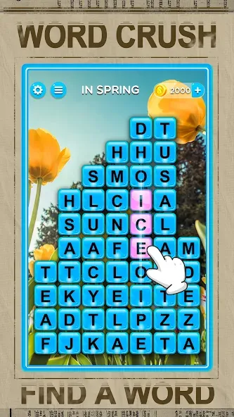 Word Crush - Fun Puzzle Game (Уорд Краш)  [МОД Unlocked] Screenshot 4