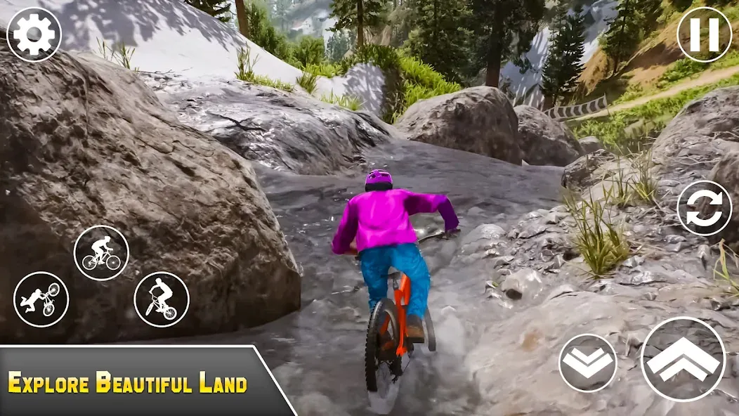 BMX Bicycle Games Offroad Bike  [МОД Меню] Screenshot 1