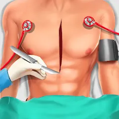 Взломанная Surgery Doctor Simulator Games  [МОД Mega Pack] - последняя версия apk на Андроид