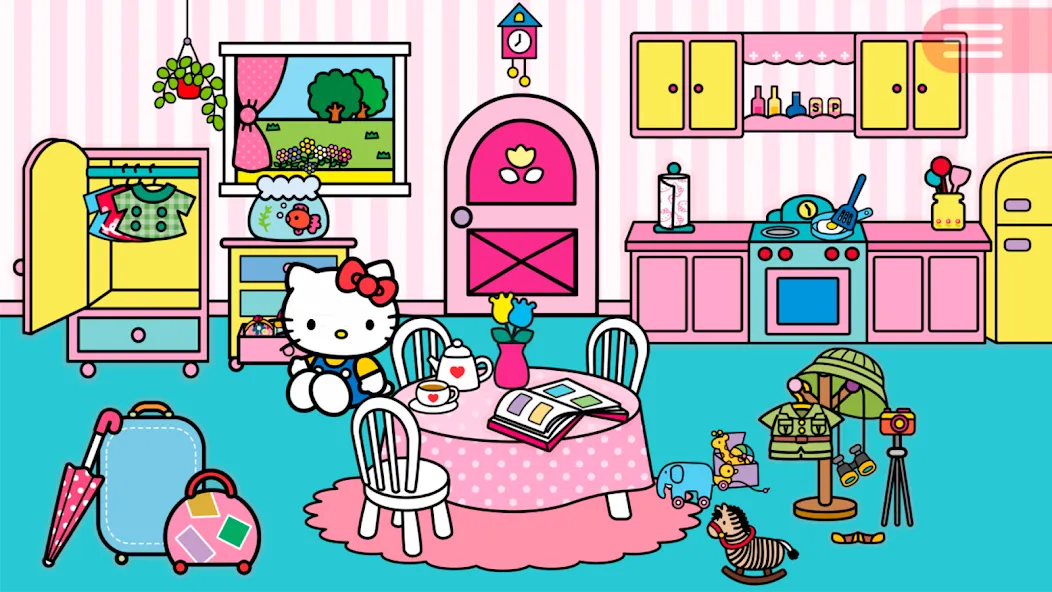 Hello Kitty Around The World  [МОД Много монет] Screenshot 1