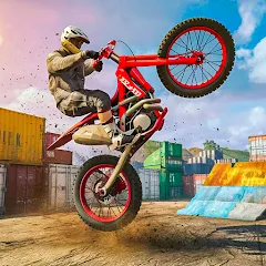 Скачать взломанную Bike Stunt Race Tricks Master  [МОД Много денег] - стабильная версия apk на Андроид