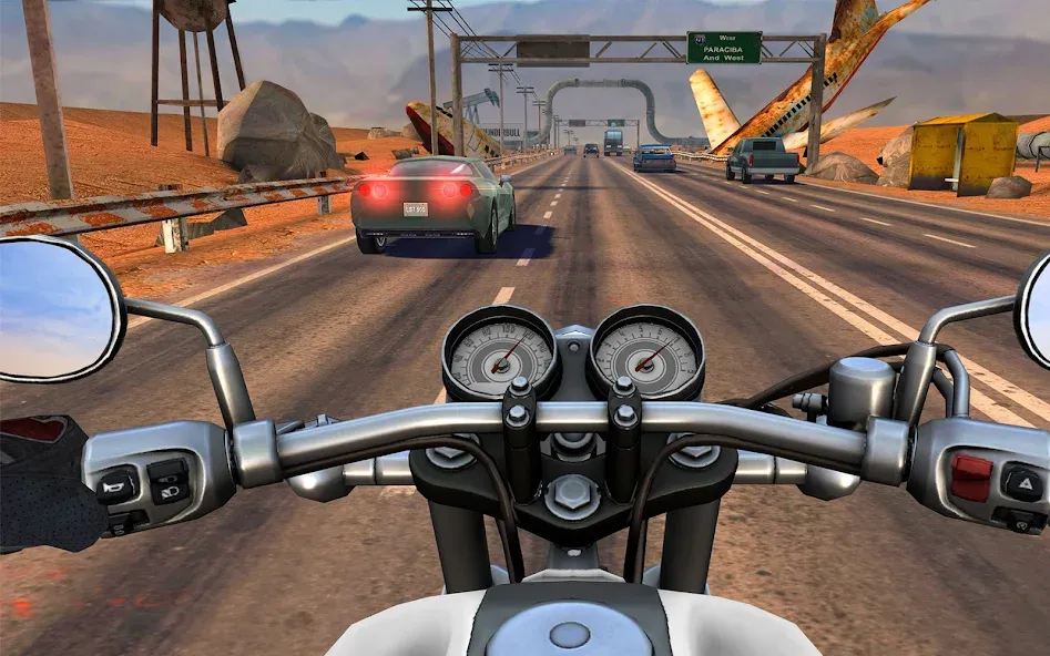 Moto Rider GO: Highway Traffic (Мото Райдер ГО)  [МОД Меню] Screenshot 1