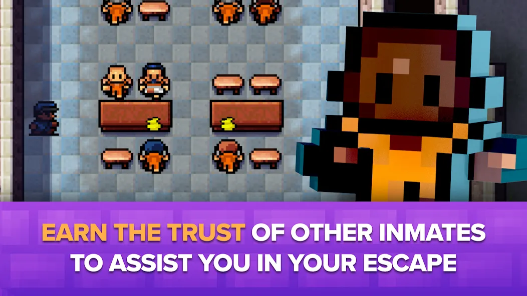 The Escapists: Prison Escape – (Зе Эскейпистс)  [МОД Много монет] Screenshot 4