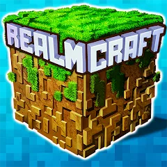 Взлом Mini Block Craft Realm Craft (РеалмКрафт)  [МОД Все открыто] - стабильная версия apk на Андроид