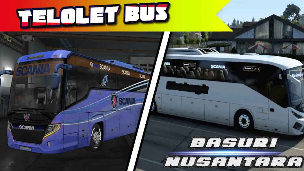 Bus Telolet Basuri Nusantara (Бус Телолет Басури Нусантара)  [МОД Много монет] Screenshot 1