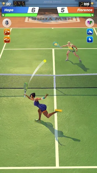 Tennis Clash: Multiplayer Game (Теннис Клаш)  [МОД Бесконечные монеты] Screenshot 3