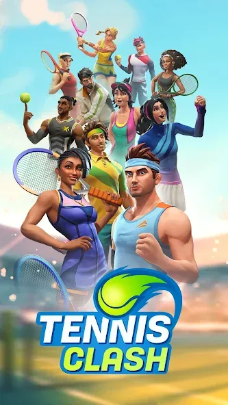 Tennis Clash: Multiplayer Game (Теннис Клаш)  [МОД Бесконечные монеты] Screenshot 4