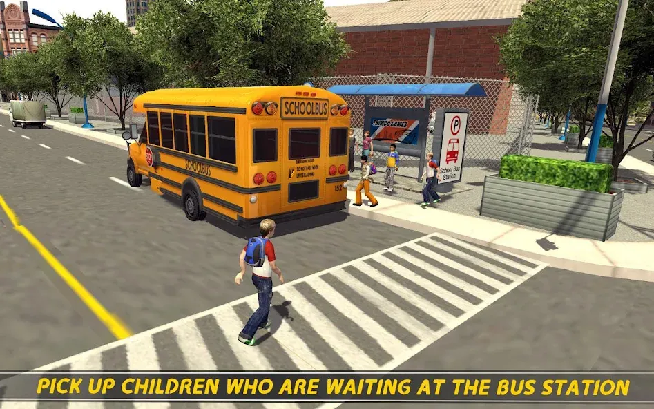 School Bus 16  [МОД Unlimited Money] Screenshot 1