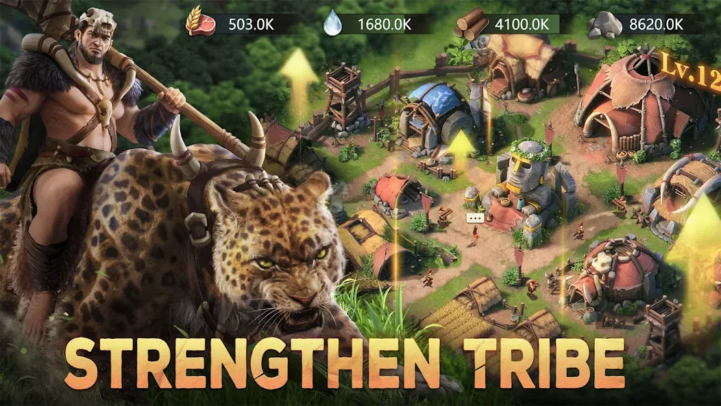 Primitive Era: 10000 BC (Примитивная эпоха)  [МОД Много денег] Screenshot 5