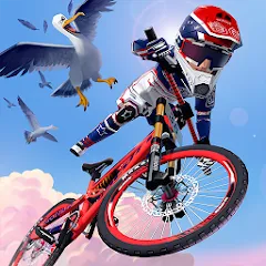 Взломанная Downhill Masters (Даунхилл мастерс)  [МОД Mega Pack] - стабильная версия apk на Андроид