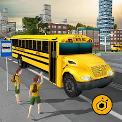 Скачать взлом School Bus Driving Game  [МОД Бесконечные деньги] - последняя версия apk на Андроид