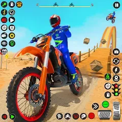 Скачать взломанную Bike Stunt Games Stunt Bike 3D (Байк стант рэмп игра Байк Джамп)  [МОД Бесконечные деньги] - последняя версия apk на Андроид