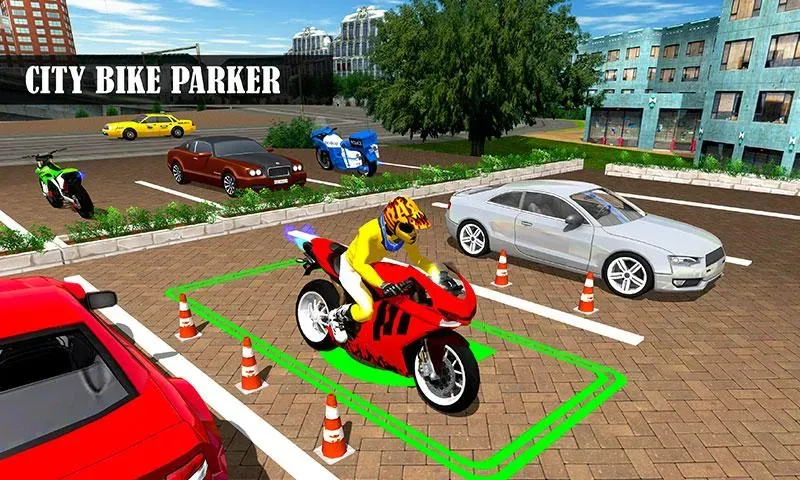 Bike Parking Moto Driving Game (Ларонг Парадахан нг Бисиклета)  [МОД Unlocked] Screenshot 1