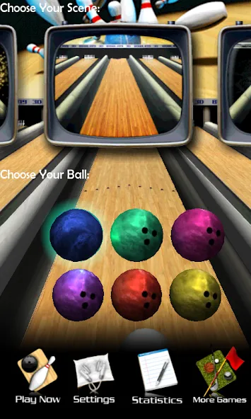 3D Bowling  [МОД Все открыто] Screenshot 1