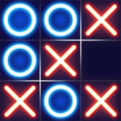 Скачать взломанную Tic Tac Toe - Offline XOXO (Тиктактое)  [МОД Menu] - последняя версия apk на Андроид