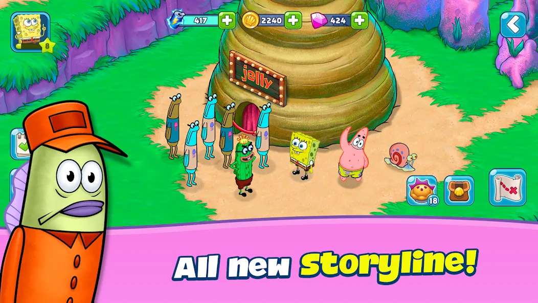 SpongeBob Adventures: In A Jam (Спанч Боб приключения)  [МОД Unlocked] Screenshot 4