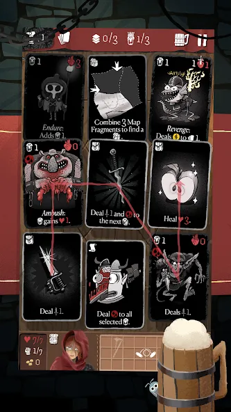 Card Crawl Adventure (Кард Кроул Приключение)  [МОД Бесконечные деньги] Screenshot 1