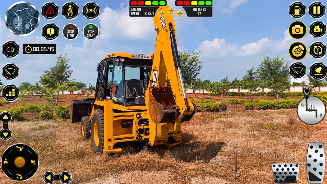 JCB Excavator Construction 3D  [МОД Все открыто] Screenshot 1