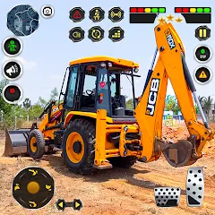 Скачать взлом JCB Excavator Construction 3D  [МОД Все открыто] - стабильная версия apk на Андроид