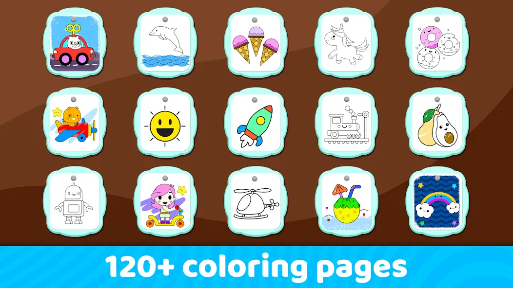 Toddler Coloring Book For Kids  [МОД Mega Pack] Screenshot 4