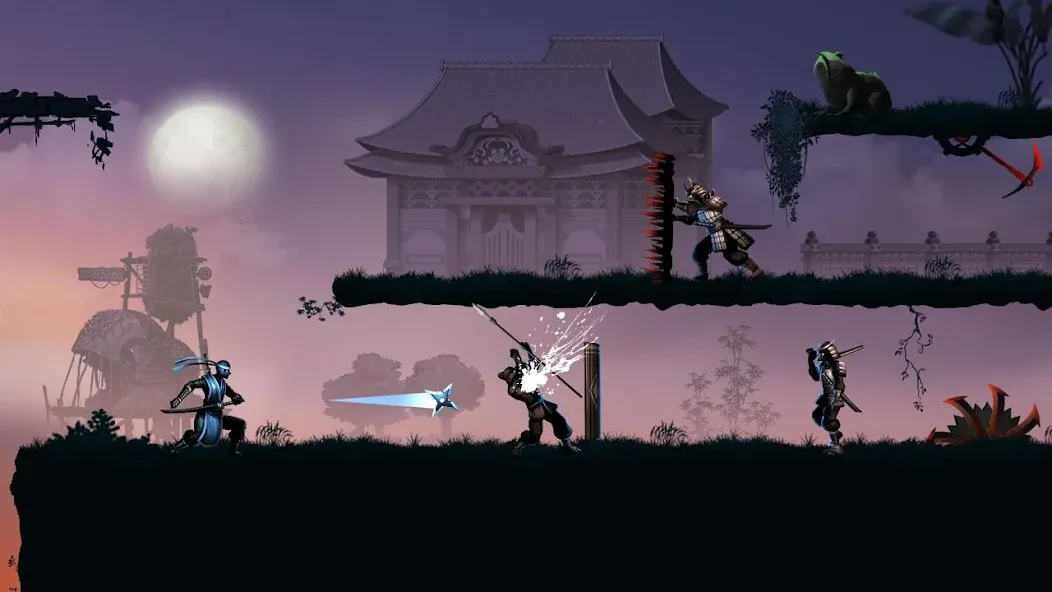 Ninja warrior: legend of adven  [МОД Бесконечные деньги] Screenshot 2