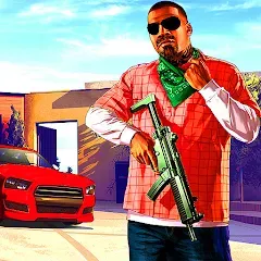 Скачать взломанную City Grand Gangster Crime (Сити Гранд Гангстер Крайм)  [МОД Mega Pack] - стабильная версия apk на Андроид