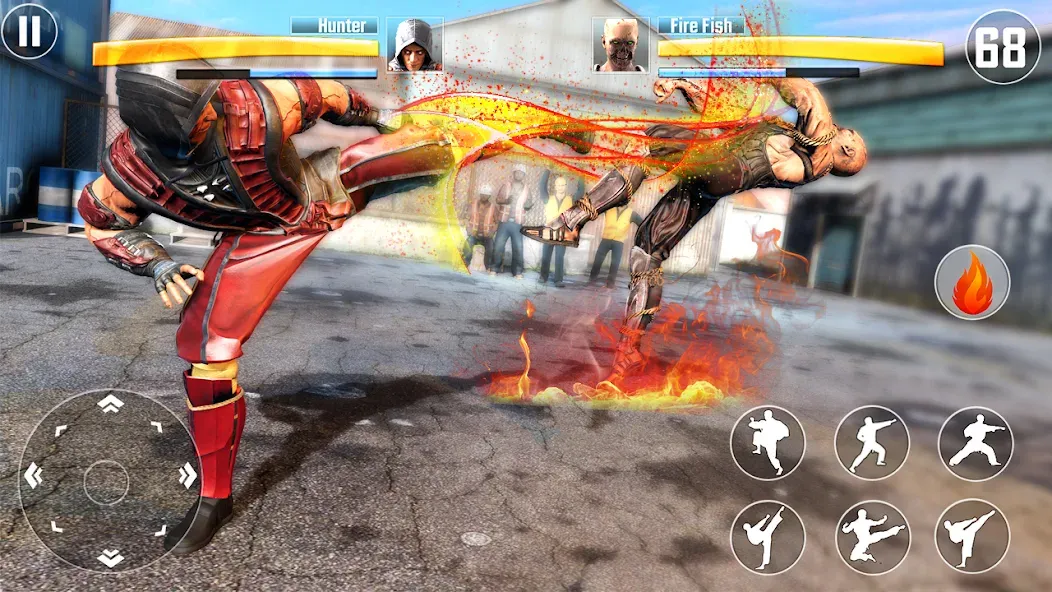 Kung Fu Fighting Karate Games (Кунгфу файтинг карате игры)  [МОД Много денег] Screenshot 5