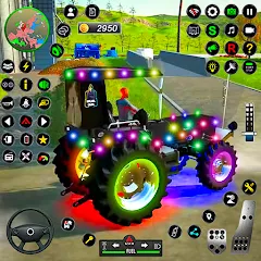 Скачать взломанную Tractor Farming Games 2023  [МОД Бесконечные деньги] - стабильная версия apk на Андроид