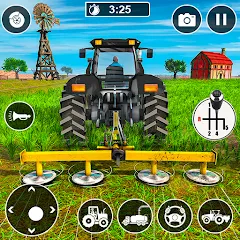 Взломанная Real Tractor Driving Games (Риал Трактор Драйвинг Геймс)  [МОД Бесконечные монеты] - последняя версия apk на Андроид