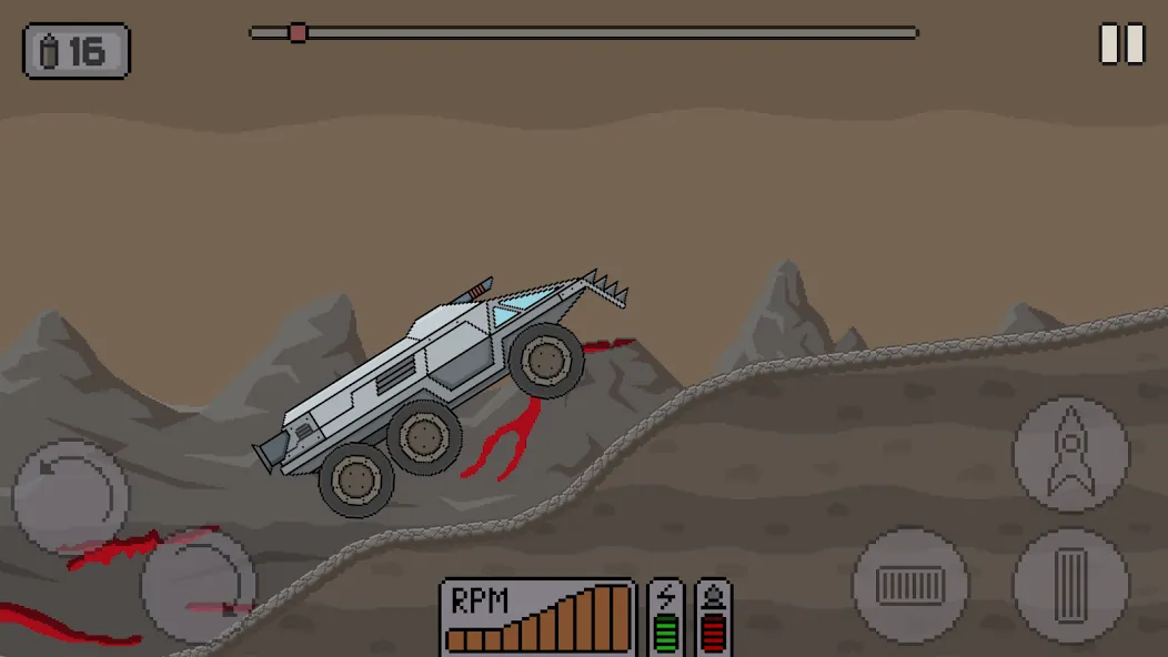 Death Rover: Space Zombie Race (Дэт Ровер)  [МОД Все открыто] Screenshot 5