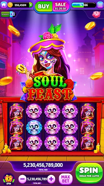 Spin To Rich - Vegas Slots (Спин Ту Рич)  [МОД Unlocked] Screenshot 2