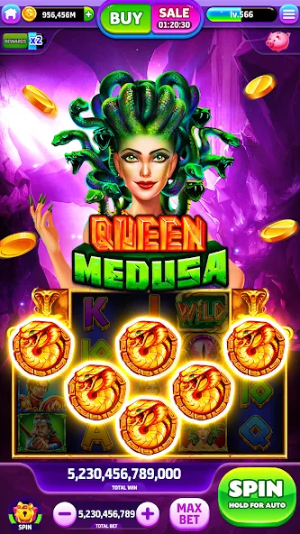 Spin To Rich - Vegas Slots (Спин Ту Рич)  [МОД Unlocked] Screenshot 3