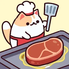 Взломанная Cat Snack Bar: Cute Food Games (Кэт Снэк Бар)  [МОД Unlocked] - последняя версия apk на Андроид