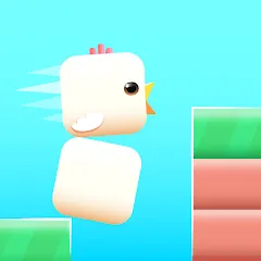 Взлом Square Bird - Flappy Chicken (Сквер Брд)  [МОД Mega Pack] - стабильная версия apk на Андроид