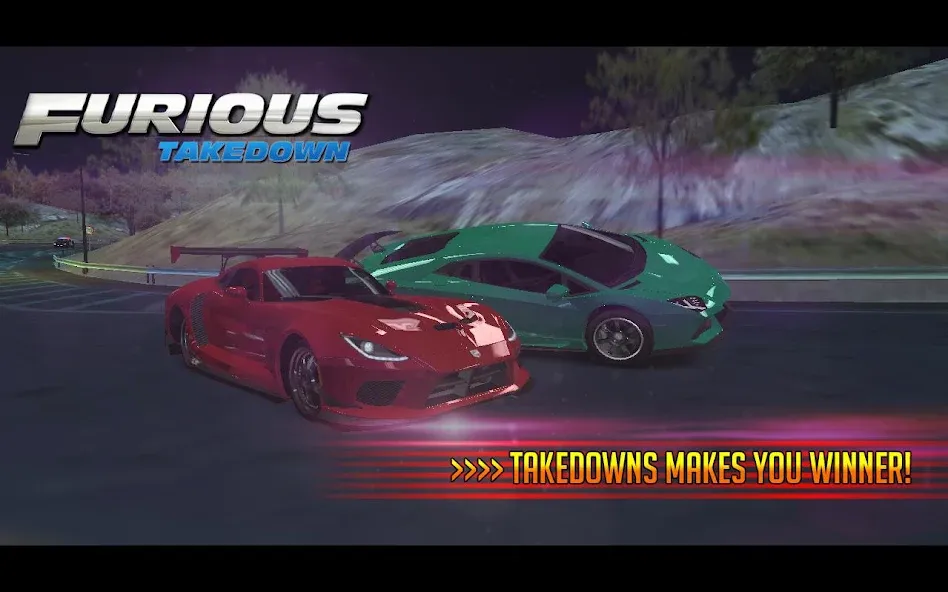 Furious: Takedown Racing (Фьюриъс)  [МОД Mega Pack] Screenshot 4