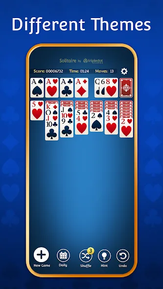 Solitaire: Classic Card Games  [МОД Много денег] Screenshot 4