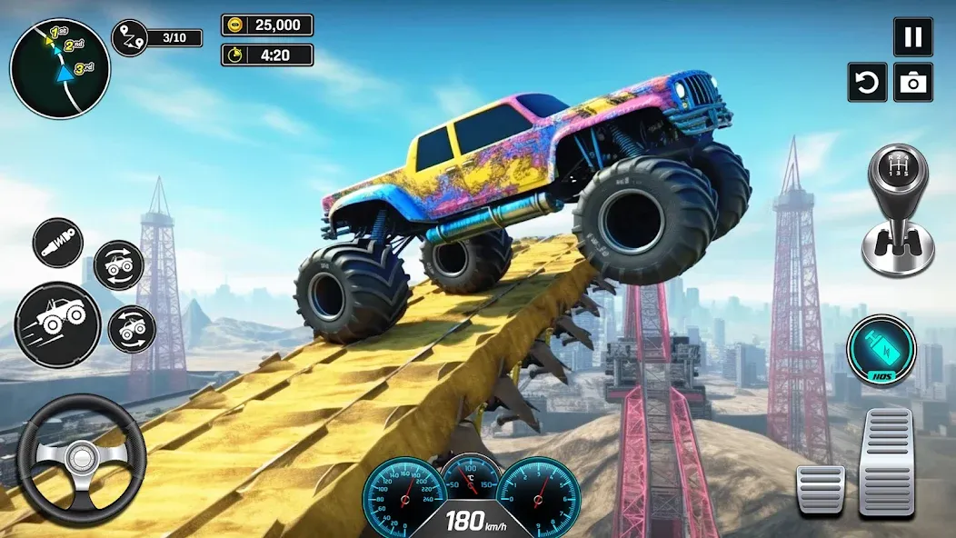 Monster Truck Games- Car Games  [МОД Много денег] Screenshot 2