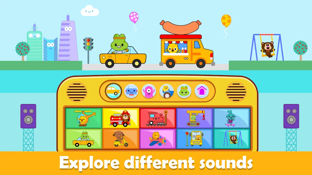 Baby Piano Kids Music Games  [МОД Unlimited Money] Screenshot 2