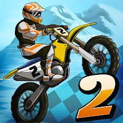 Взлом Mad Skills Motocross 2 (Мад Скилс Мотокросс 2)  [МОД Много монет] - полная версия apk на Андроид