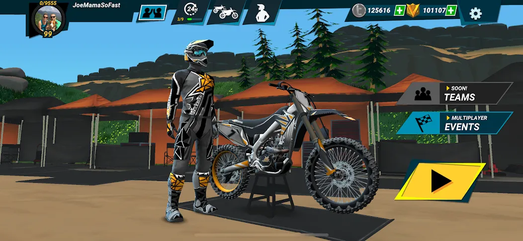 Mad Skills Motocross 3 (Мэд Скиллз Мотокросс 3)  [МОД Все открыто] Screenshot 4