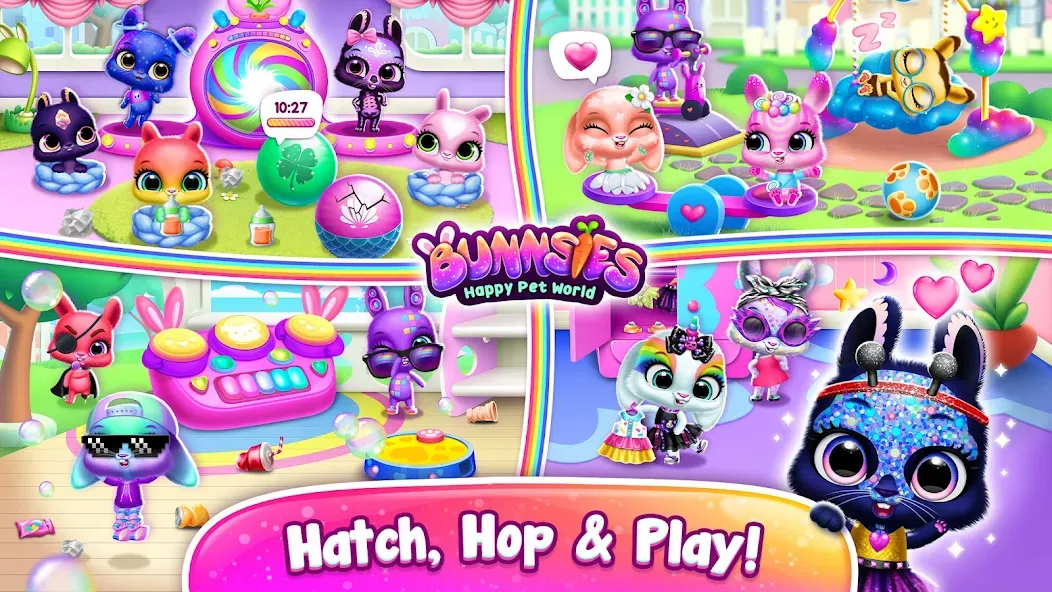 Bunnsies - Happy Pet World (Баннсиз)  [МОД Unlocked] Screenshot 3